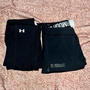 Under armour leggings together